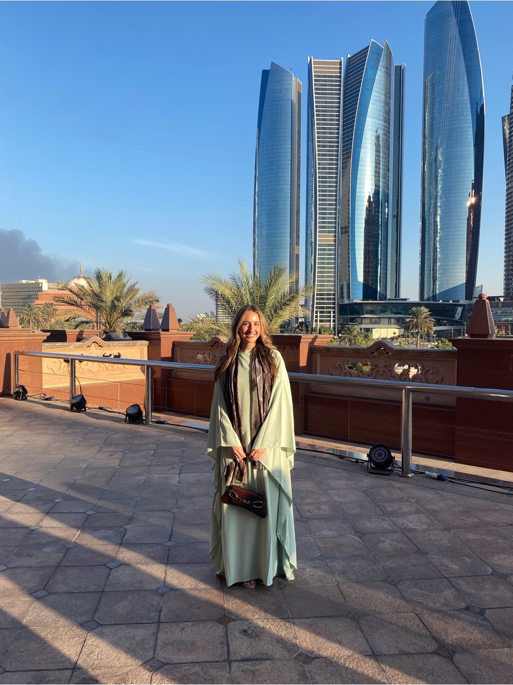 Veiled Light Mint Pistachio Butterfly Abaya